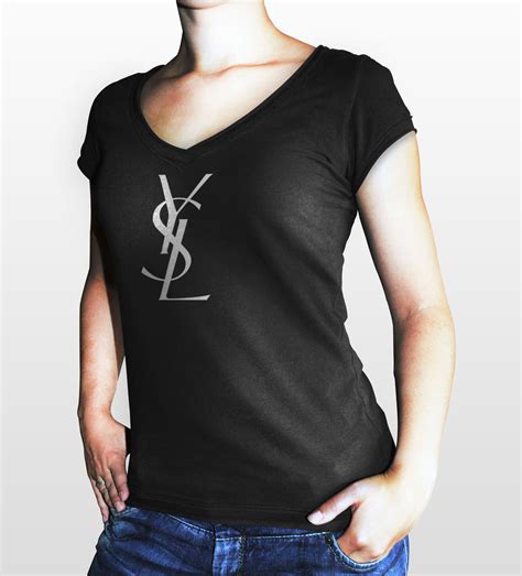 ysl t shirt graphic tee|YSL t shirt women.